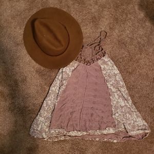 Mauve flowered BKE strappy tank